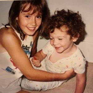 Ethan Peck posted a throwback picture of himself with his half-sister, Marissa.