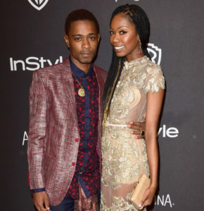 BEVERLY HILLS, CA - JANUARY 10: Actor Keith Stanfield (L) and actress Xosha Roquemore attend InStyle and Warner Bros. 73rd Annual Golden Globe Awards Post-Party at The Beverly Hilton Hotel on January 10, 2016 in Beverly Hills, California. (Photo by Frazer Harrison/Getty Images)