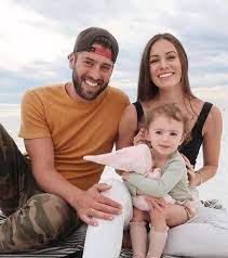 Taylor Monaco with husband and doughter