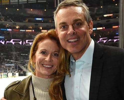 Ann Cowherd with her husband, Colin Cowherd Image Source: The Frisky