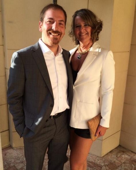 Chuck Todd with his wife, Kristian Denny Todd