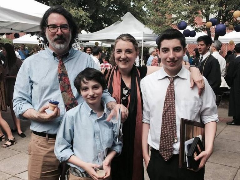 Snap: Eric Wolfhard with his two sons and a wife Source: Family Torn