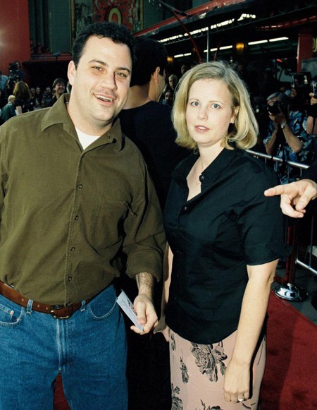 Gina Maddy with her ex-husband Jimmy Kimmel