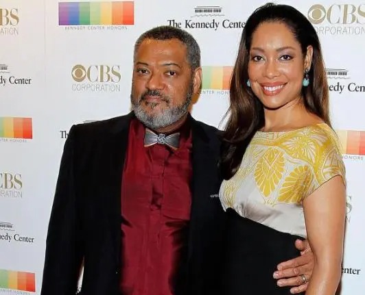 Gina Torres with her ex-husband, Laurence Fishburne