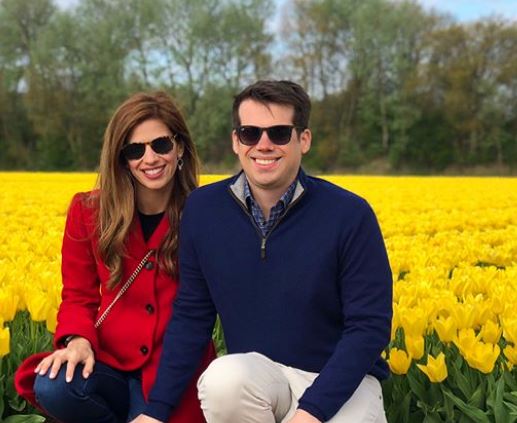 Michelle with her husband Jamie in the Netherlands