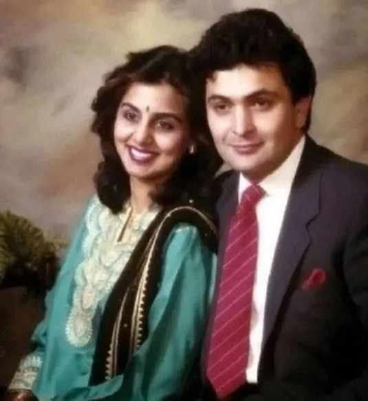 Rishi Kapoor with his wife, Neetu Singh
