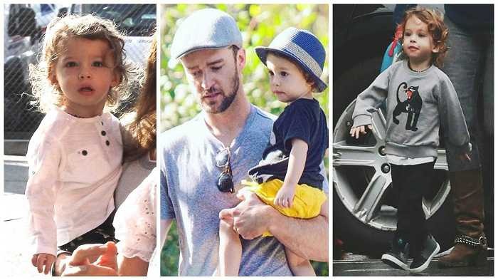  Silas Randall Timberlake with her father Justin Timberlake