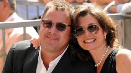 Janis Oliver and her former spouse Vince Gill
