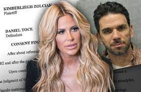 CAPTION: Daniel Toce & his RHOA star wife Kim Zolciak separated after a few months of marriage but divorced after 2 years in 2003; they share a daughter who is now