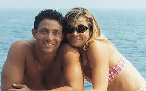 Jordan Belfort and his second wife, Nadine Caridi