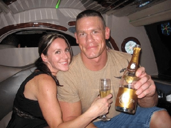 Elizabeth Huberdeau with her ex-husband, John Cena. 