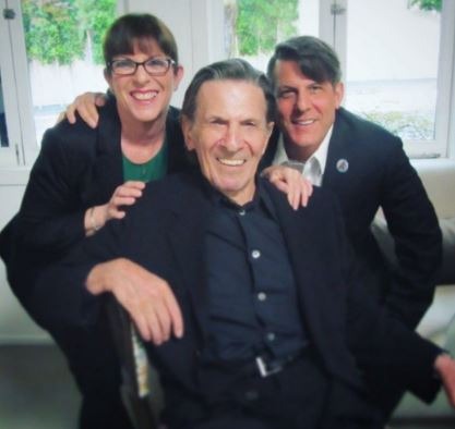 Adam Nimoy with his late father, Leonard Nimoy, and sister, Julie Nimoy Photo Source: Pinterest