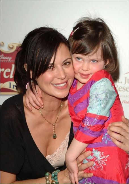 Childhood photo of Gemma Beason with her mother at Cinderella III A Twist in Time DVD Release Benefiting St. Jude Children Research. Source: LiveJournal