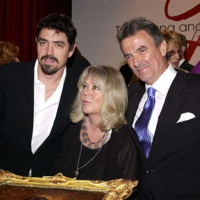 Dale Russell Dugegast with her husband, Eric Braeden and her son, Christian Gudegast. Promipool