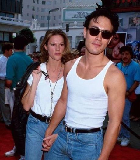 Image: Eliza “Lisa” Hutton and her late fiance, Brandon Lee Source: Pinterest