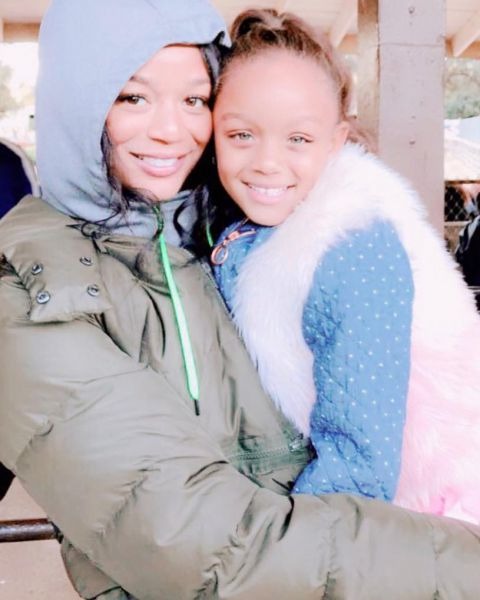 Kyla with her daughter, Source: Instagram