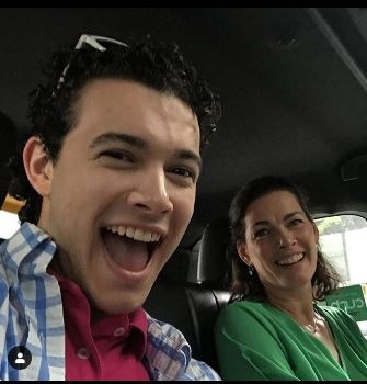 Matthew Solomon with his mother, Nancy Karrigan Photo Source: Instagram@matthewsolomo