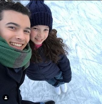 Matthew Solomon with his sister, Nicole Image Source: Instagram@matthewsolomo