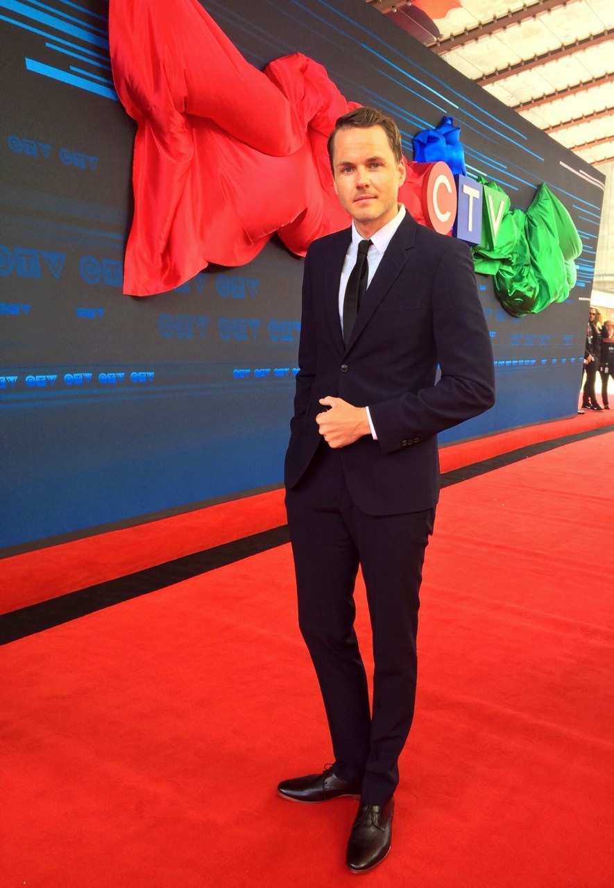 Paul Campbell on the red carpet at CTV Television Network's 2014 Upfront presentation