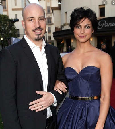 Austin Chick with his ex-wife Morena Baccarin