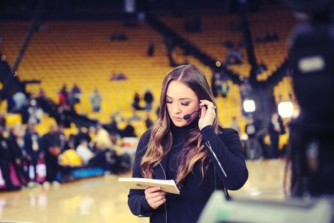 Cassidy Hubbarth on-air, Image Source: Instagram