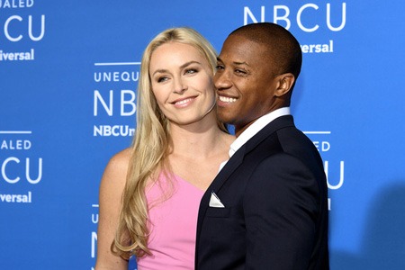 Kenan with his girlfriend Lindsey VonnSOURCE: Zimbio