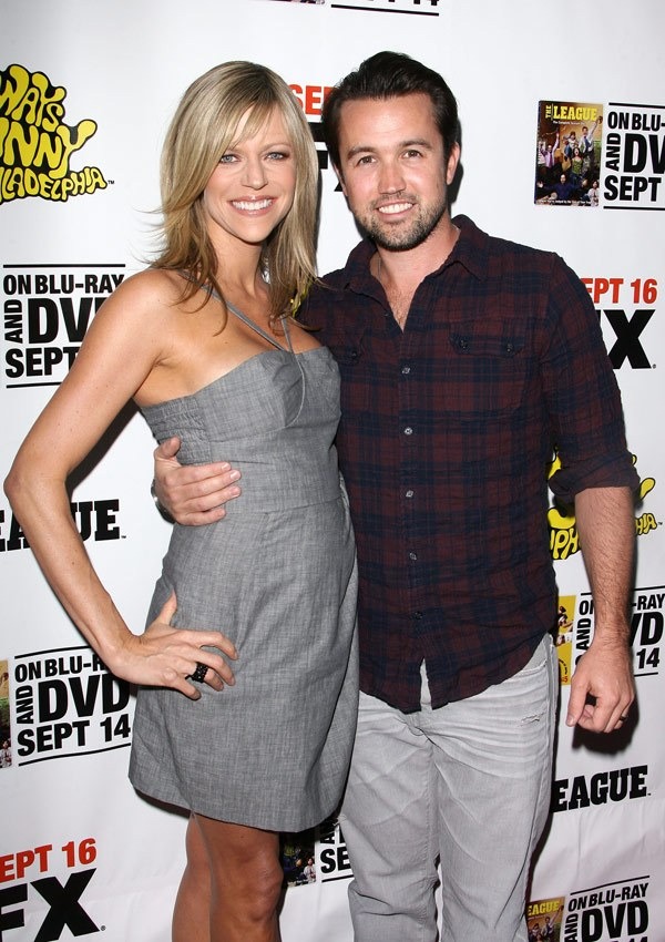 Rob McElhenney and his wife Hollywoodlife