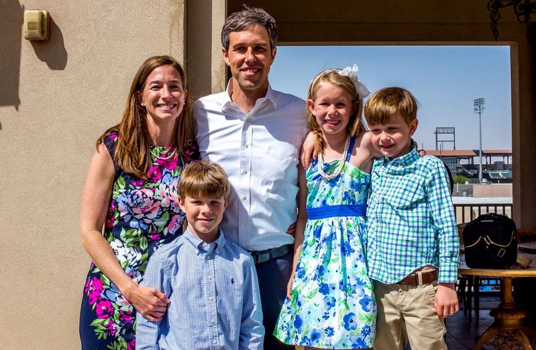 Beto O’Rourke With Family