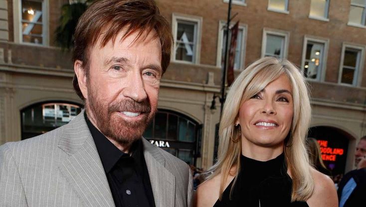 Chuck Norris With Wife Gena O’Kelley