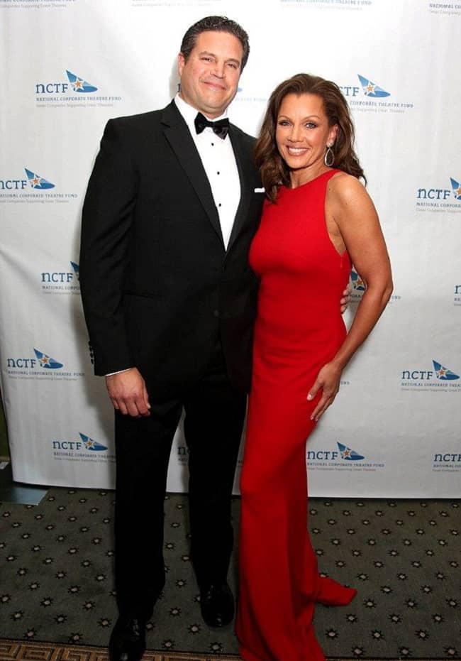 Jim Skrip with her wife at an event