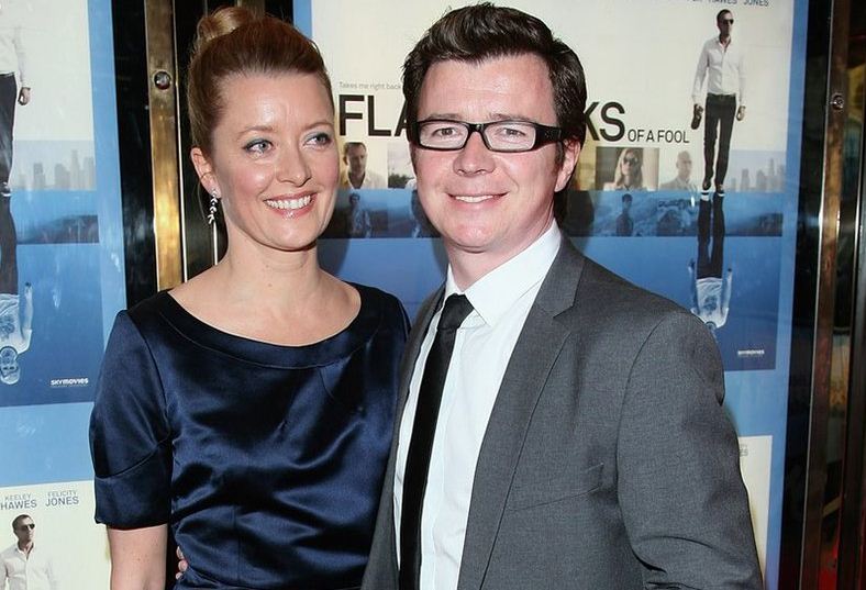 Rick Astley With Wife Lene Bausager