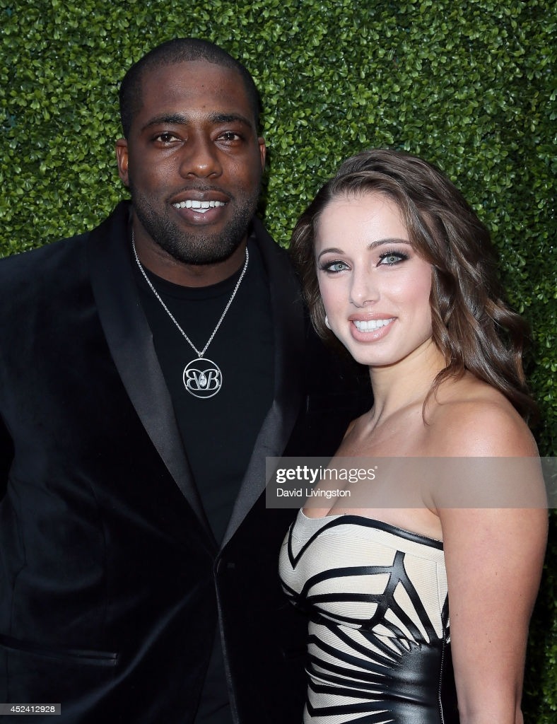  Getty Images Football player Brian Banks and Emmy Marino