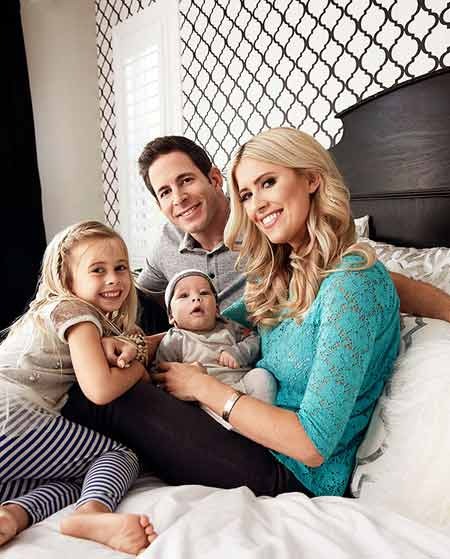 Tarek El Moussa with his ex-wife Christina El Moussa and their childrenSOURCE: People