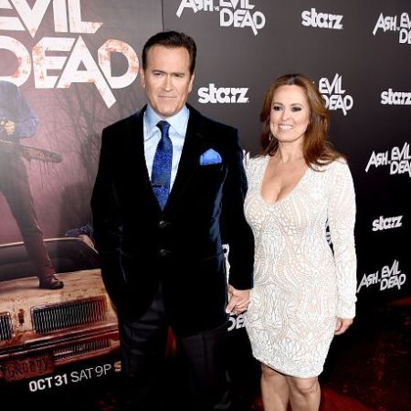  Bruce Campbell and Ida Gearon married in 1991 Source: Pinterest