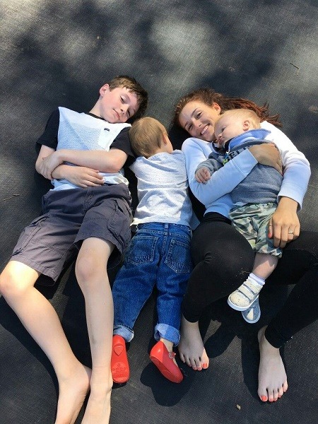 Seth Blackstock's enjoying a great time with his three siblings Source: Pinterest