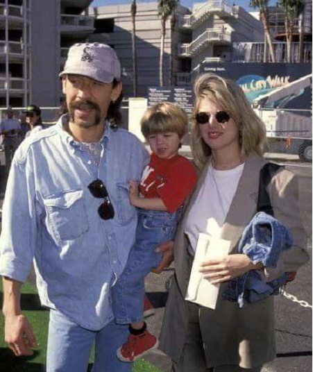 Alex Van Halen and Second Wife, Kelly Van Halen Along With Their Son, Aric Halen Source: Pinterest