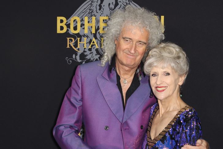 Brian May With Wife Anita Dobson