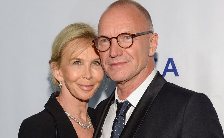 Sting With Wife Trudie Styler