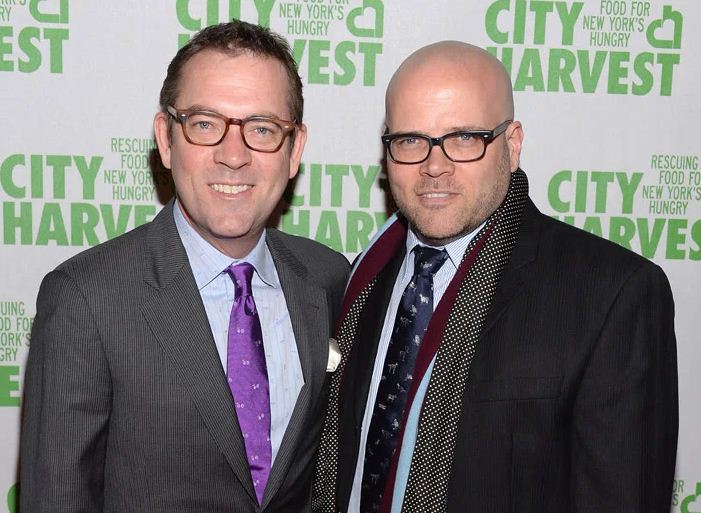 Ted Allen With Partner Barry Rice