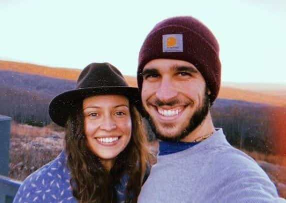 Nikko Santo Pietro with his girlfriend, Codie Jasor. Source: Instagram
