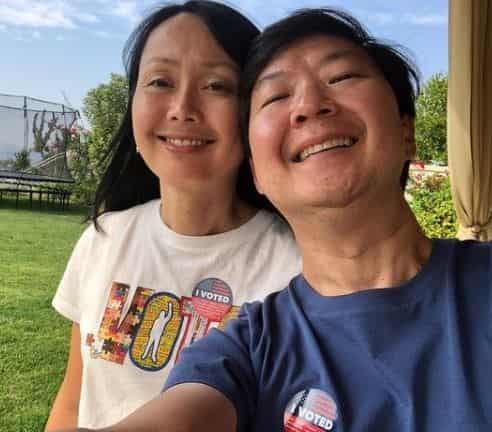 Ken Jeong spending quality time with his wife, Tran Ho. Source: Instagram