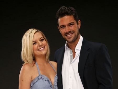 Ryan Paevey with the General Hospital co-actress Kristen Storms. Source: Getty Images
