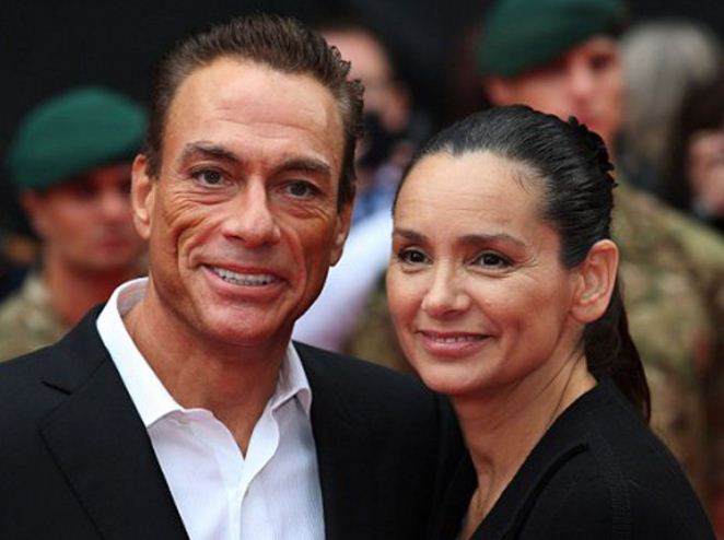 Jean Claude Van Damme With Wife Gladys Portugues