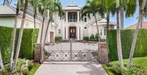 Dinah Mattingly And Larry Bird's house in Naples, Florida SOURCE: IndyStar