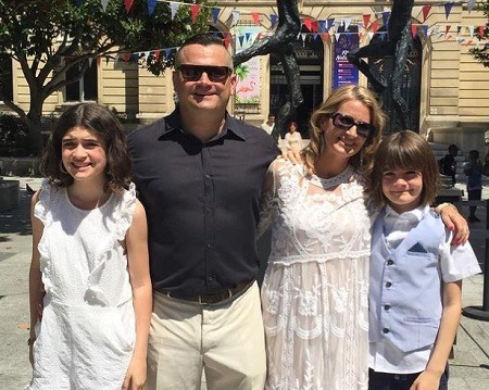 Thelma Riley & Ozzy Osbourne's son, Louis Osbourne, with his wife, Louise, and two kids, Elijah, Maia Osbourne. Source: Instagram @ozzyosbourne