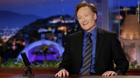 Conan O'Brien's On The Tonight Show during NBC's late-night shuffle Source: CNN