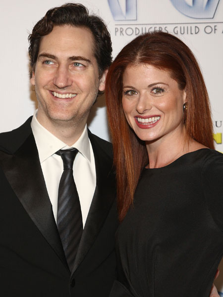 The divorced couple, Daniel Zelman and Debra Messing Source: Extra