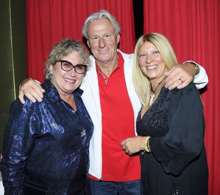 Mariana Simionescu with her estranged husband, Bjorn Borg and his current wife, Patricia Ostfeld on the movie premier of Borg vs. McEnroe