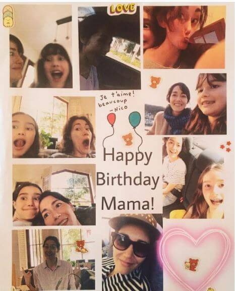 Daughter Makes Birthday Card For Her Mother Source: Instagram