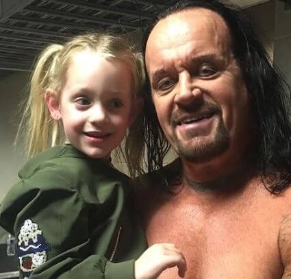 Gunner Vincent Calaway Sister Kaia With Father The Undertaker Source: Instagram